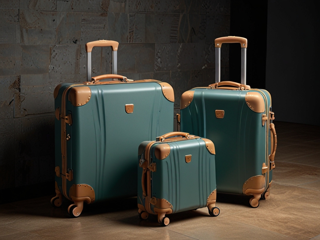 elegant luggage set